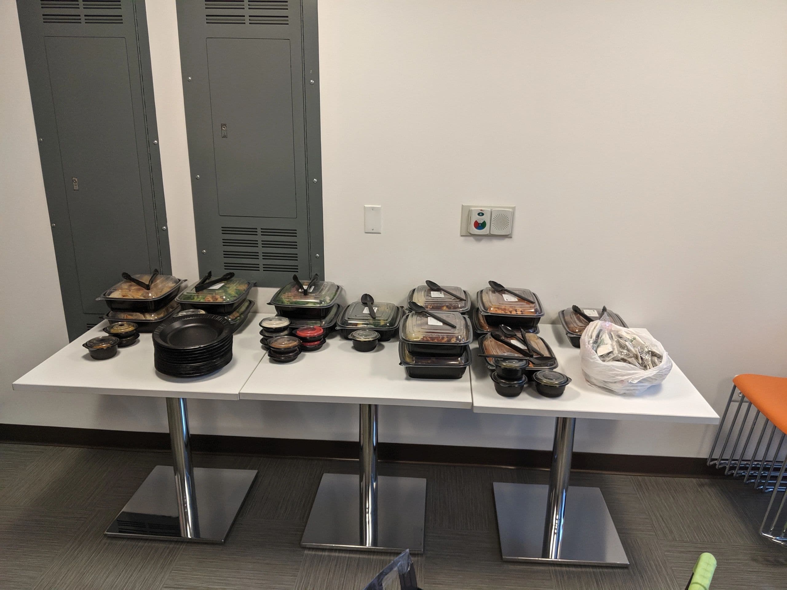 Corporate Lunch Setup